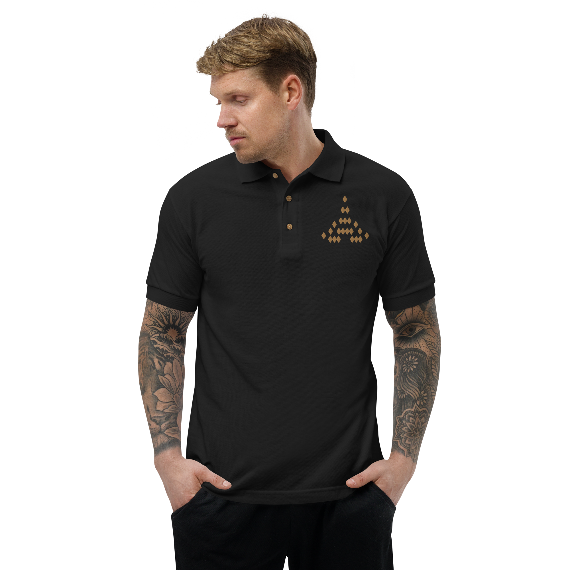 Men's Embroidered Polo Shirt