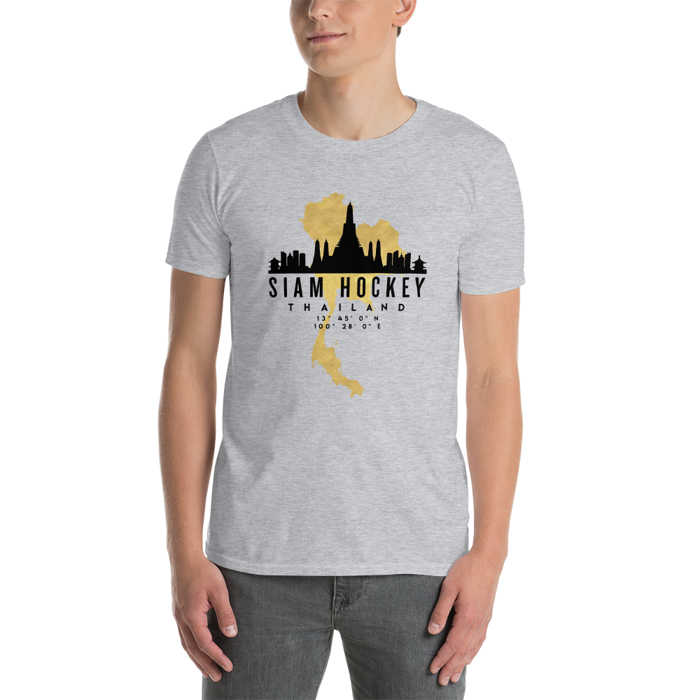 Siam Hockey Skyline Map T-Shirt