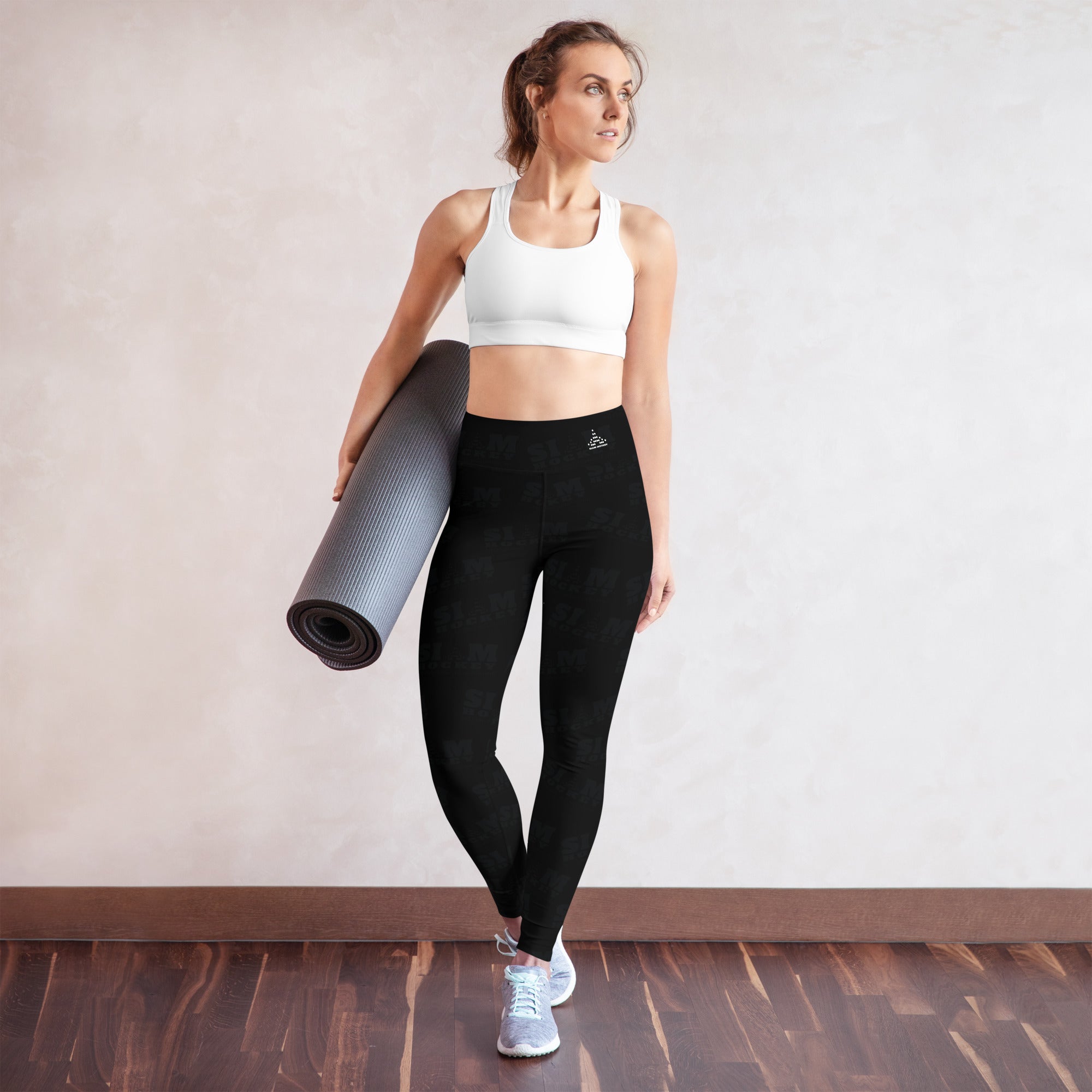 Siam Swift Yoga Leggings - Black