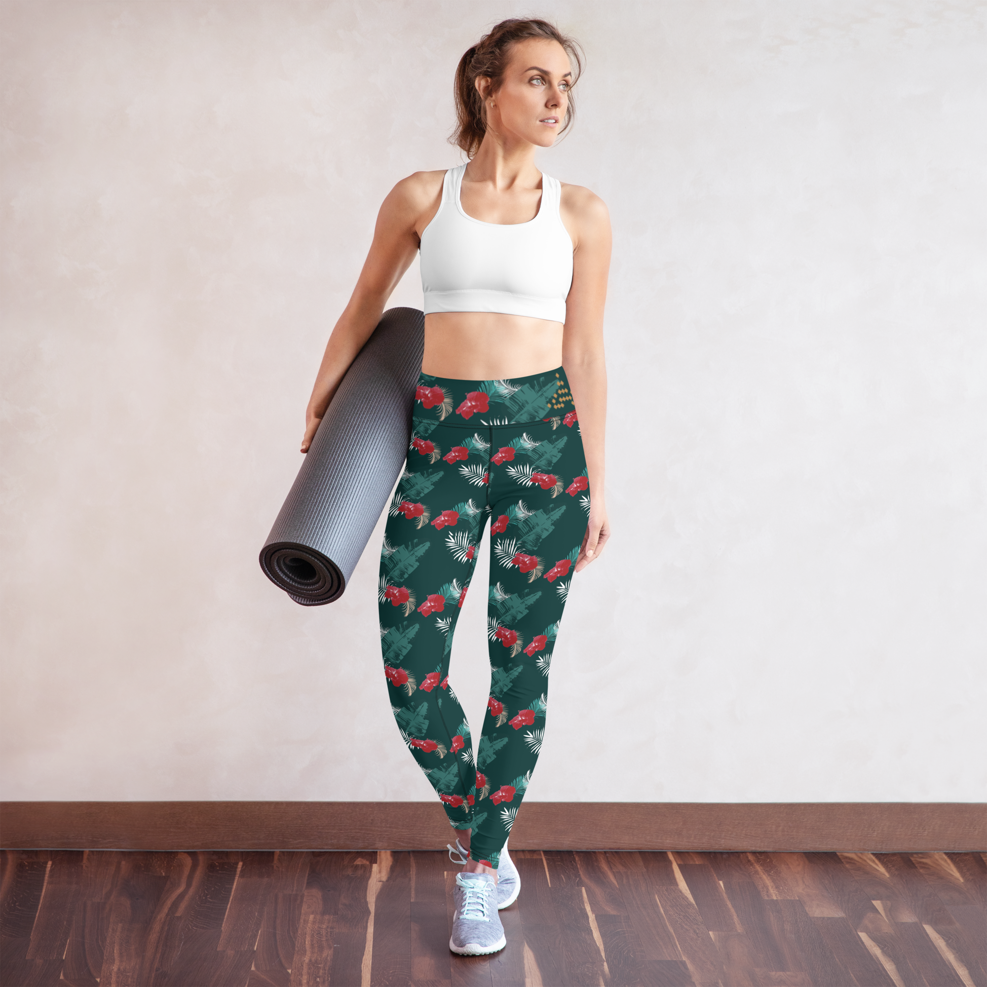 Siam Swift Yoga Leggings - Tropical