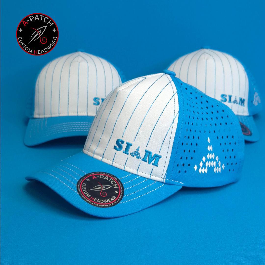 Baseball Cap - Sky Blue & White